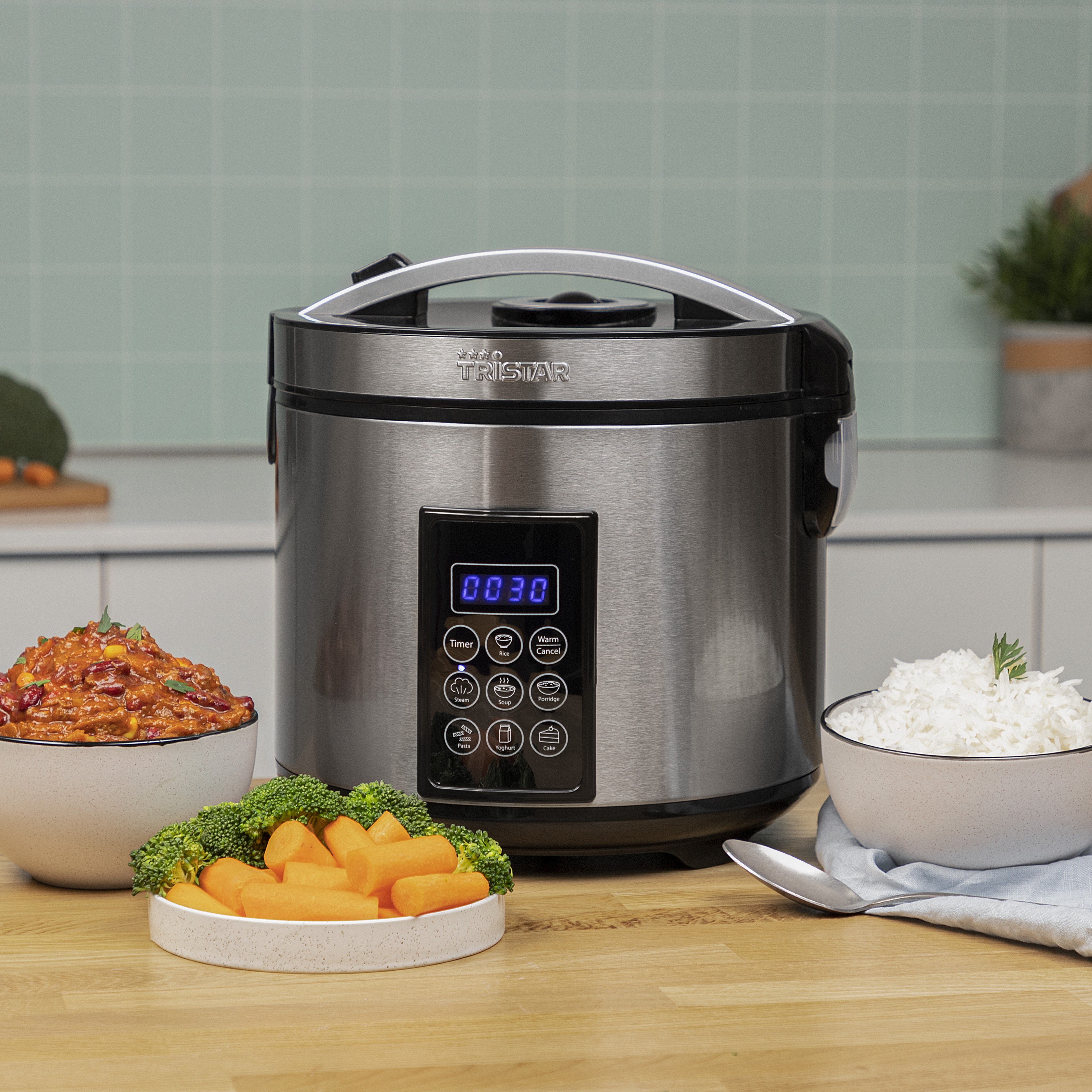 Sotel Tristar RK-6138 Digital Rice- and Steam Cooker