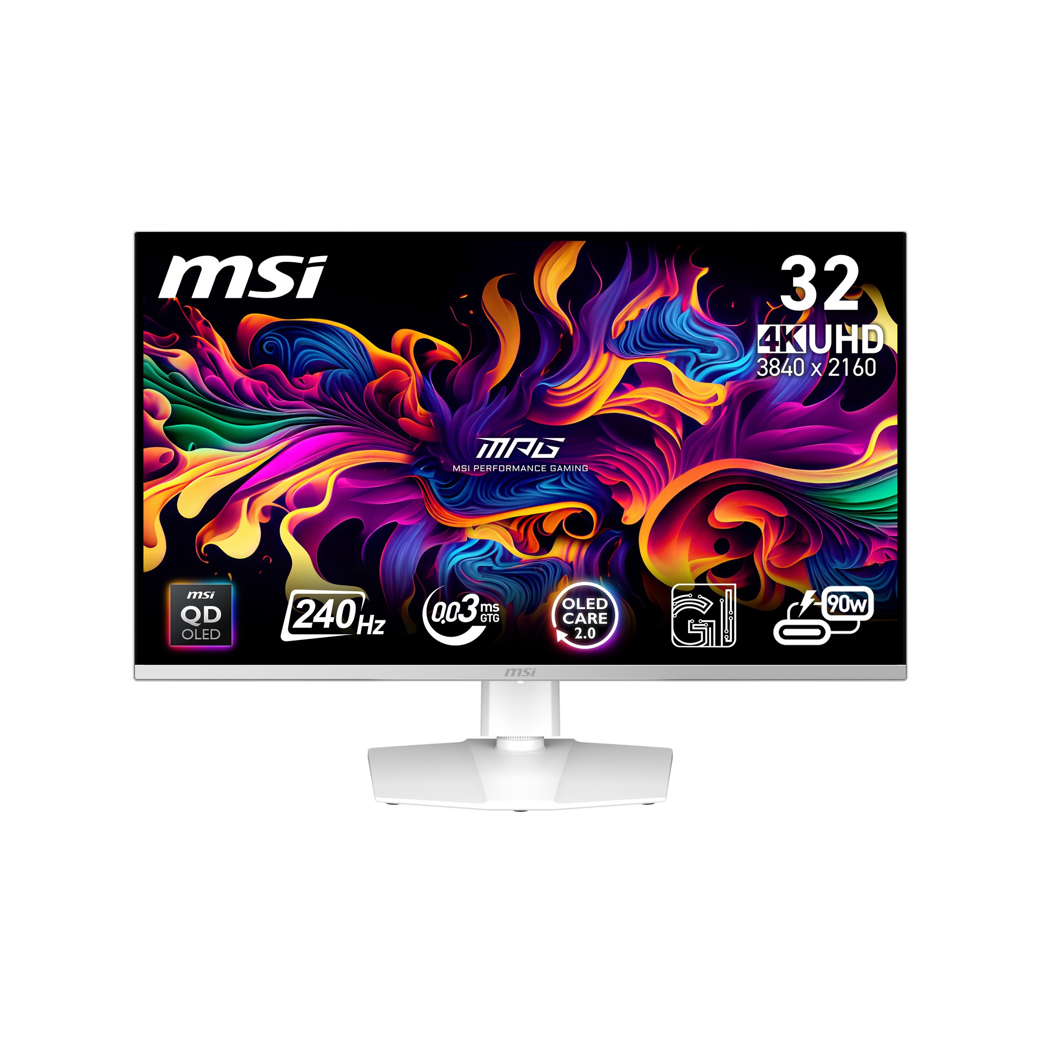 31.5"(80cm)TFT MSI MPG 321URXWDE 240Hz 3840x2160 White