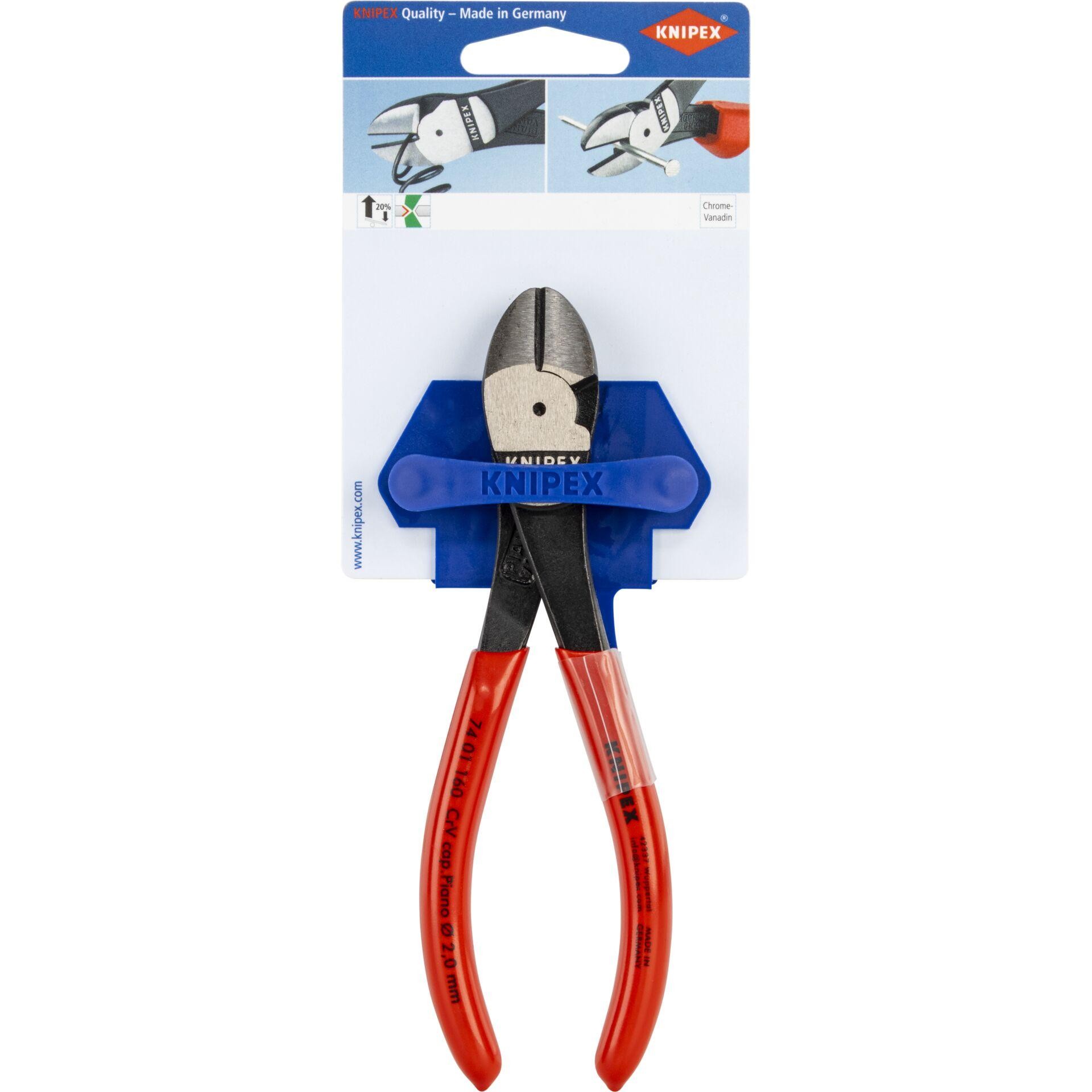 KNIPEX Kraft-Pagesschneider 160 mm, plastique überzogen