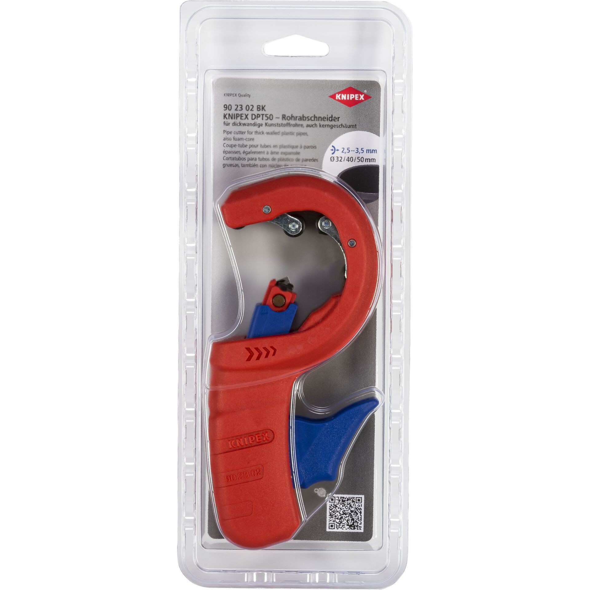 Knipex 90 23 02 BK Rohrschneider