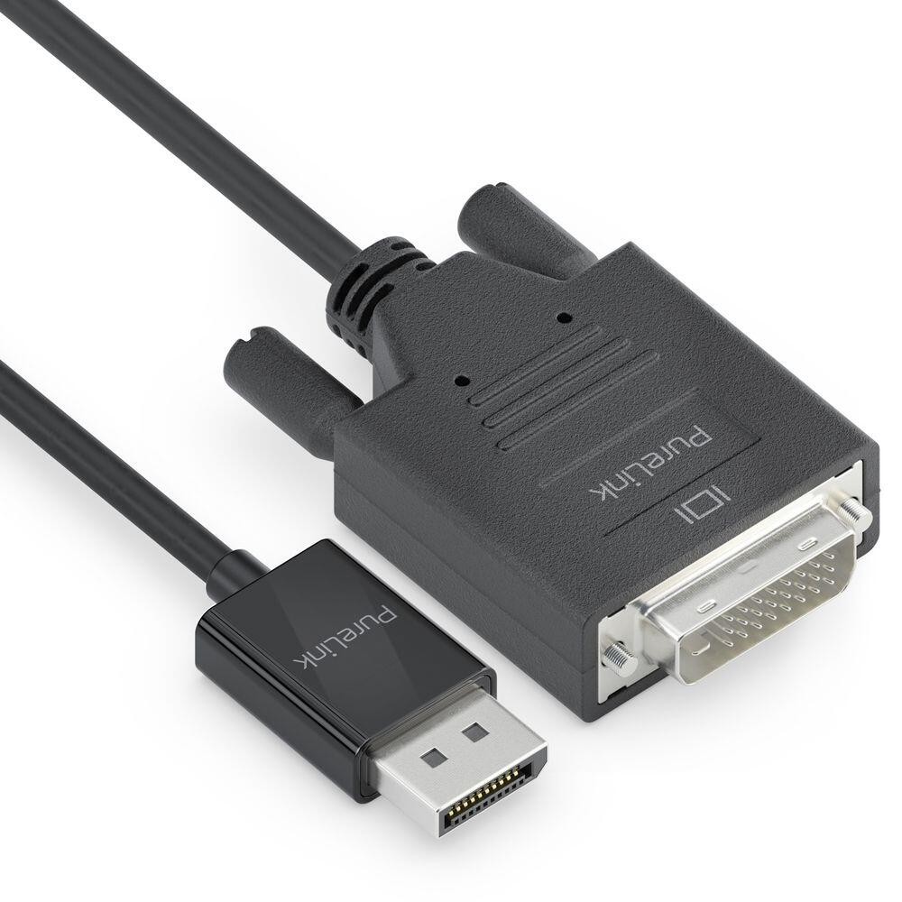 PureLink IS2011-020 video cable adapter 2 m DisplayPort DVI-D Black -