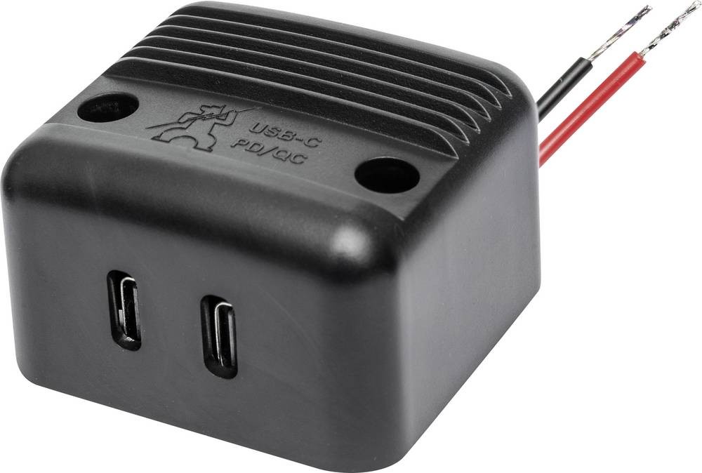 ProCar Aufbau-Power USB-C Doppelsteckdose PD/QC max 2x 30W 12 V, 24V