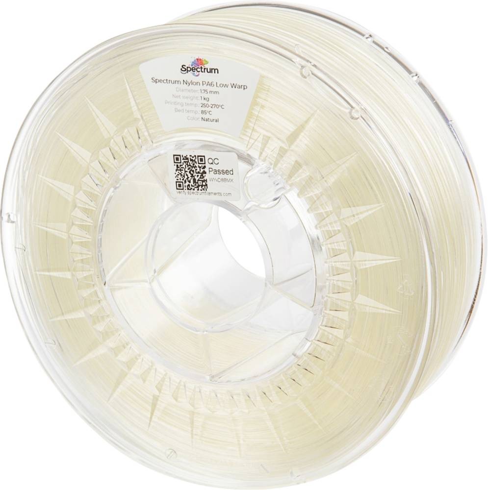 Spectrum Filaments 80174 PA6 Low Warp Filament PA6 chemisch bestä