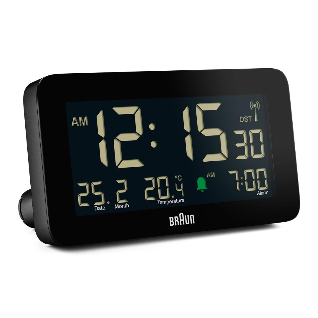 Braun BC10B-DCF alarm clock Digital alarm clock Black - Braun BC10B-