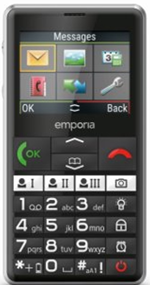 Emporia emporiaPURE-LTE 5.87 cm (2.31") 107 g Black Senior phone -