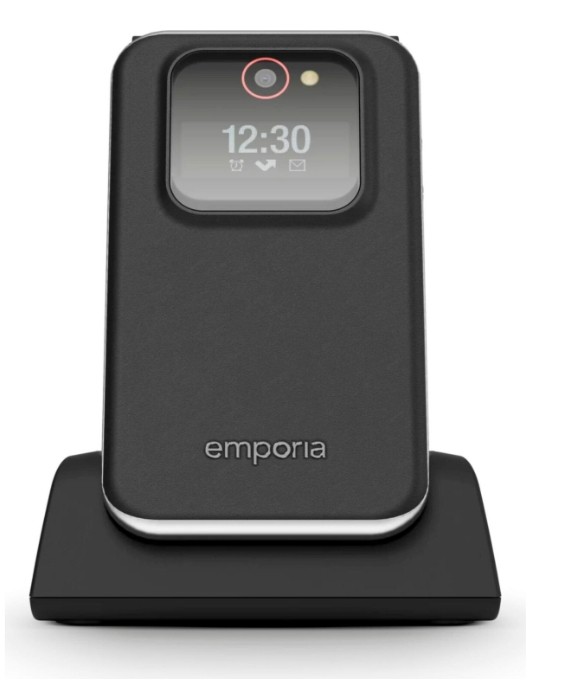 Emporia emporiaJOY-LTE 7.11 cm (2.8") 115 g Black Senior phone -