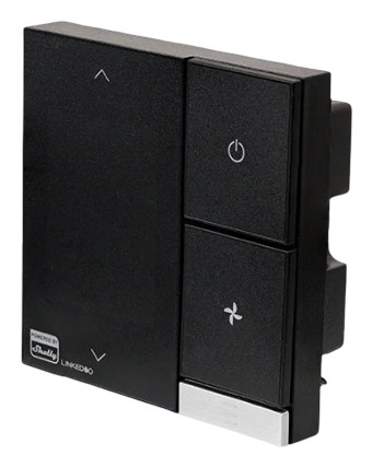 Shelly LinkedGo smartes HVAC- thermostat Black - Shelly LinkedGo