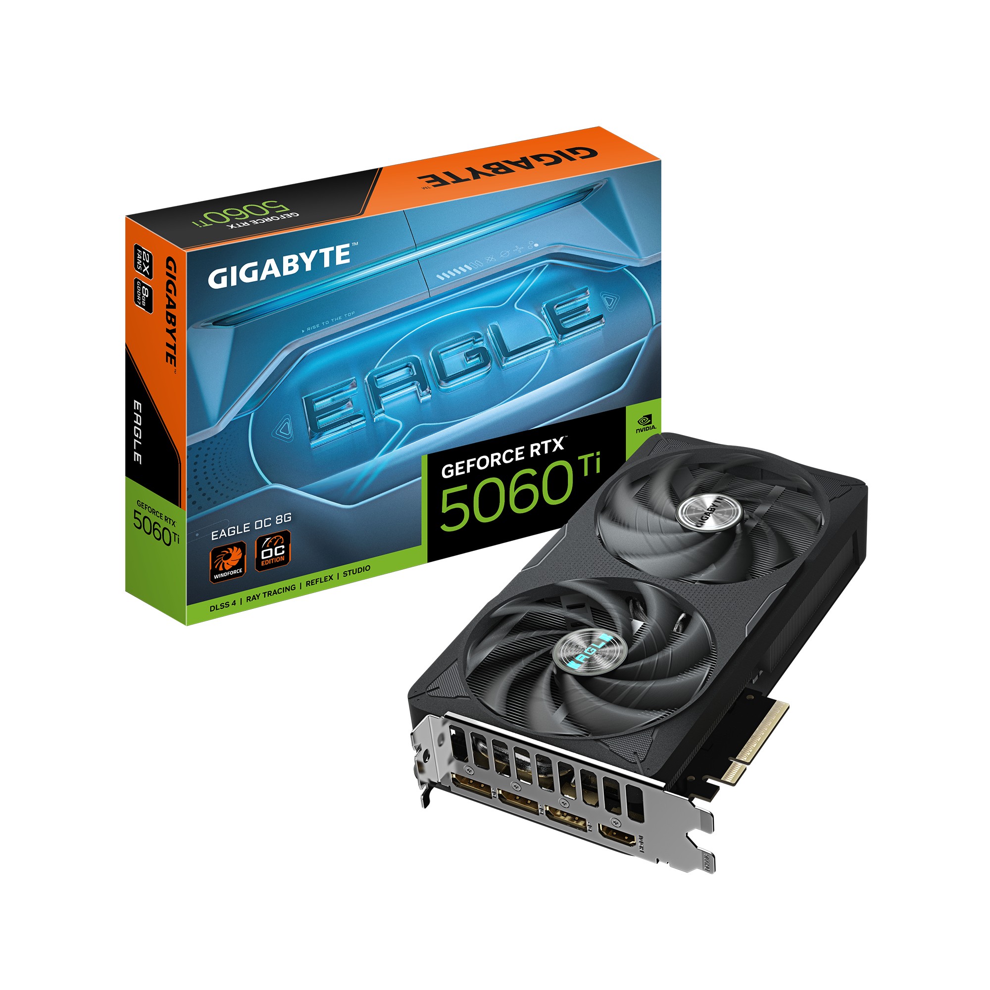 GIGABYTE GeForce RTX 5060 Ti EAGLE OC 8G Graphics Card - 8GB GDDR7,