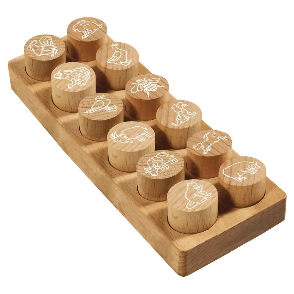 Colop 165225 - Colop 165225, Rond, Caoutchouc, Bois, Bois, 3 cm