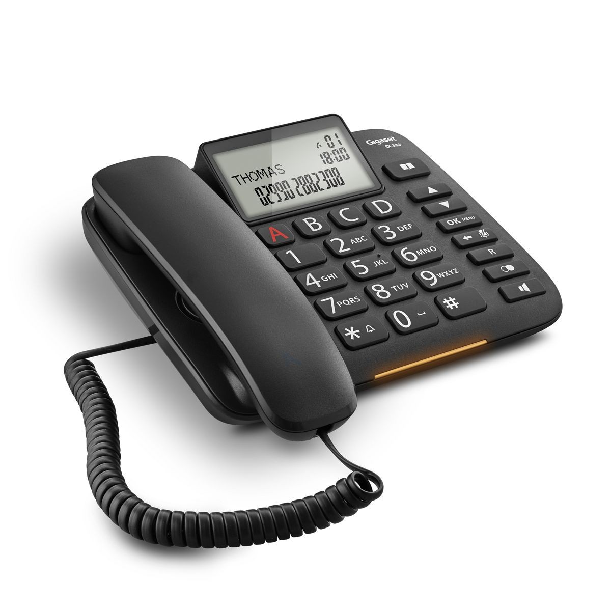 Gigaset DL380 schwarz - Int.- Ware