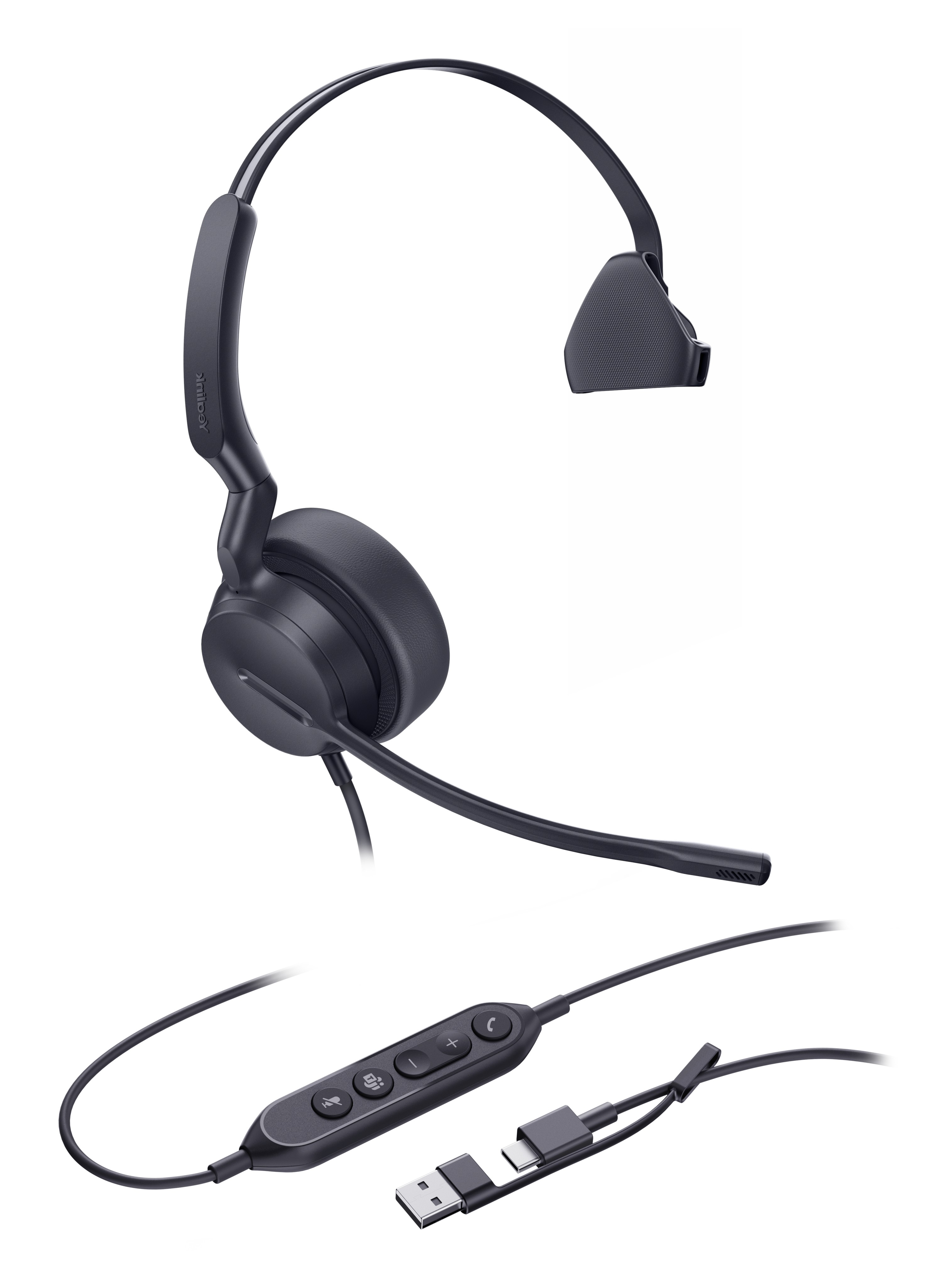 Yealink Headset UH42 Mono Teams USB-C/A