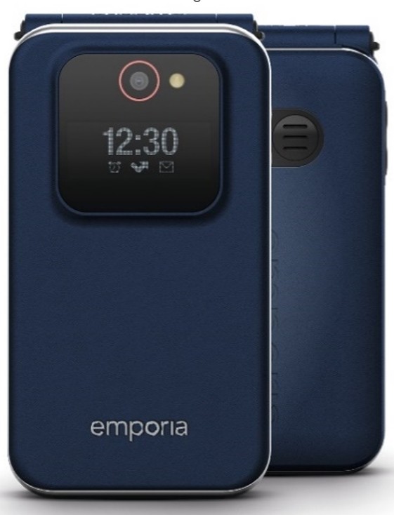 Emporia emporiaJOY 7.11 cm (2.8") 113 g Blue Senior phone - Emporia