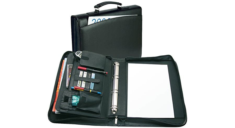 Wedo 58 3001 personal organizer Leather Black - Wedo 58 3001, Leather,