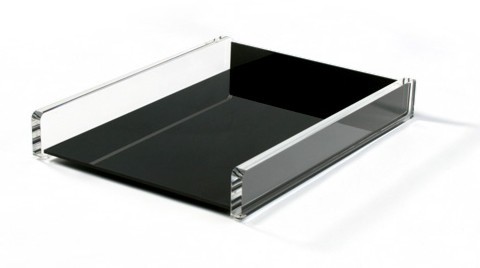 Wedo 608001 desk tray/organizer Acrylic Black, Transparent - Wedo