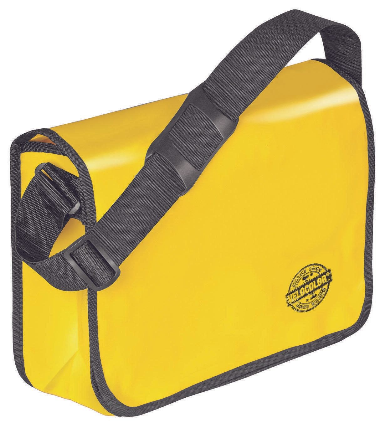 VELOFLEX Umhängetasche VELOCOLOR 37,5 x 11,0 x 31,5 cm jaune