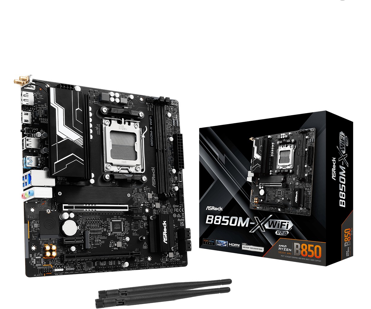 Asrock B850M-X WiFi R2.0 AMD B850 Zócalo AM5 micro ATX - Asrock