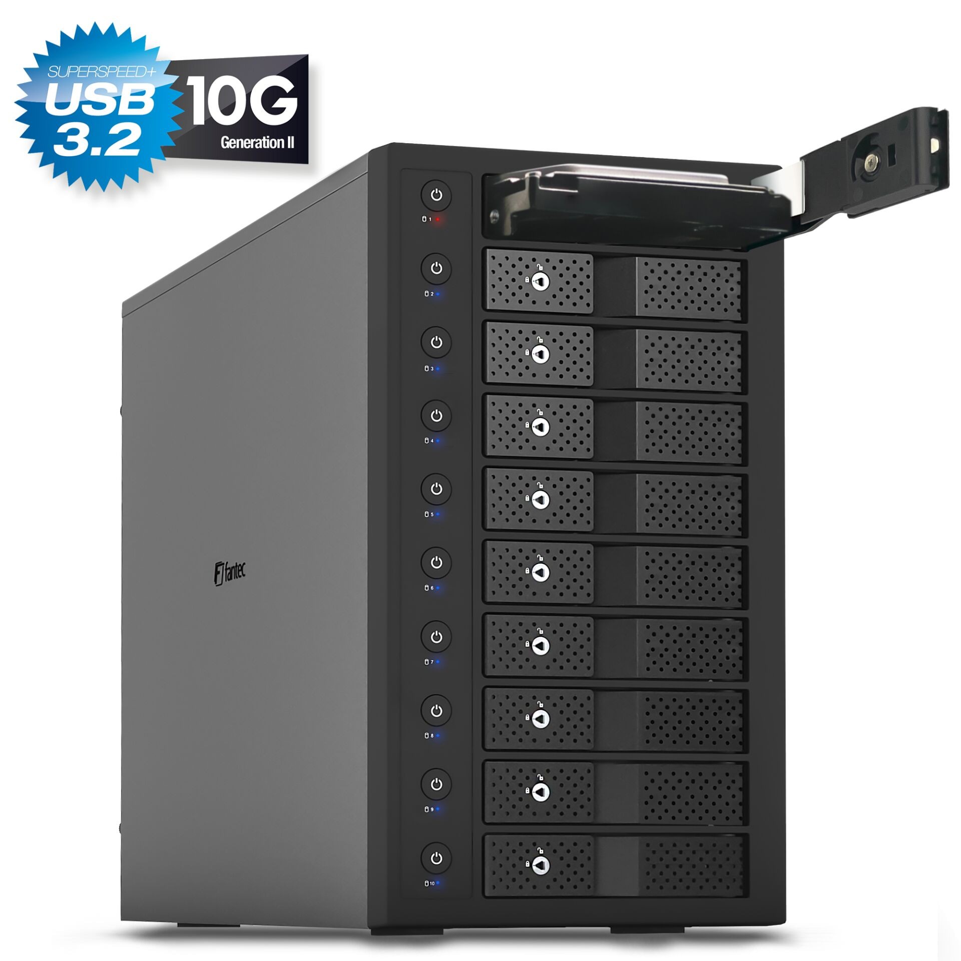 FANTEC MB-X10U31H 10x 3,5 box