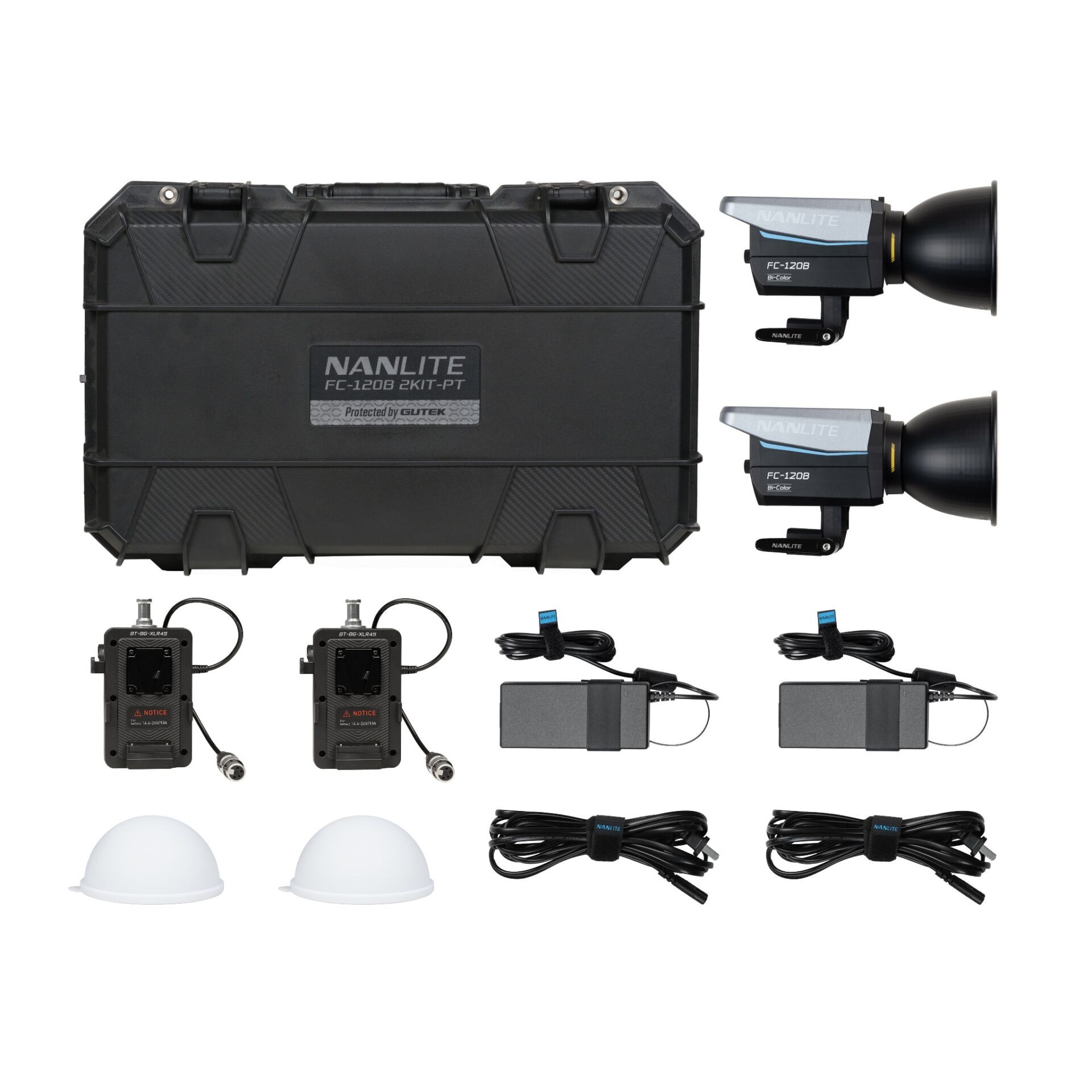 Nanlite FC-120B Bi color 2KIT-PT Beleuchtungs-Set