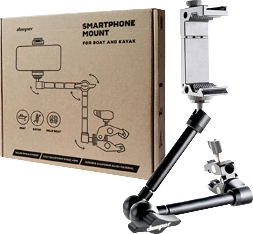 Deeper Smartphonehalterung für Boote/Kayak Videohalterung Matt