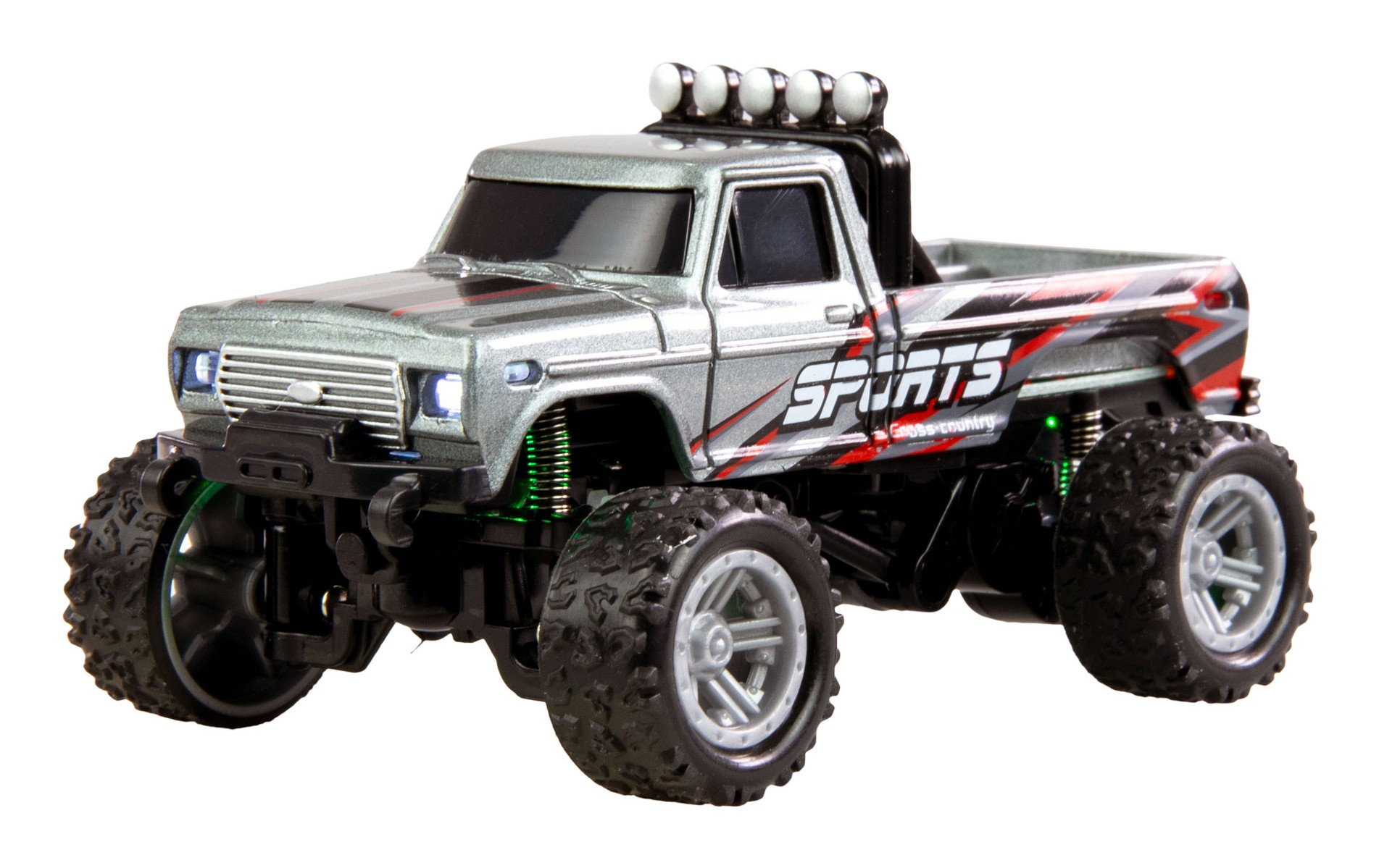 Amewi Grau Brushed 1:64 RC Modellauto Elektro Monstertruck