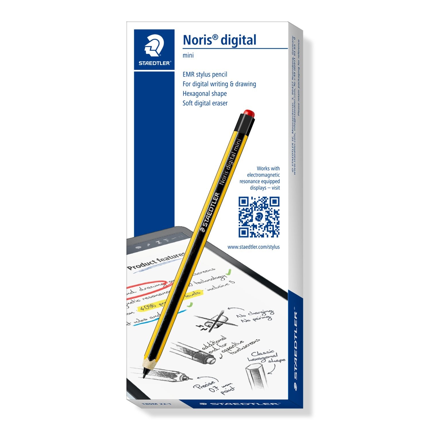 Staedtler 180M 22-1 stylus pen Black, Yellow - Staedtler 180M 22-1,