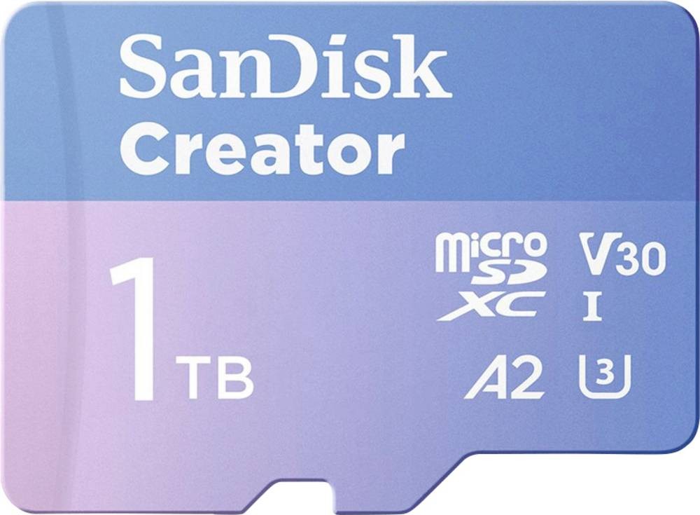 SanDisk Creator 1 TB MicroSDXC UHS-I Class 10 - SanDisk Creator, 1 TB,
