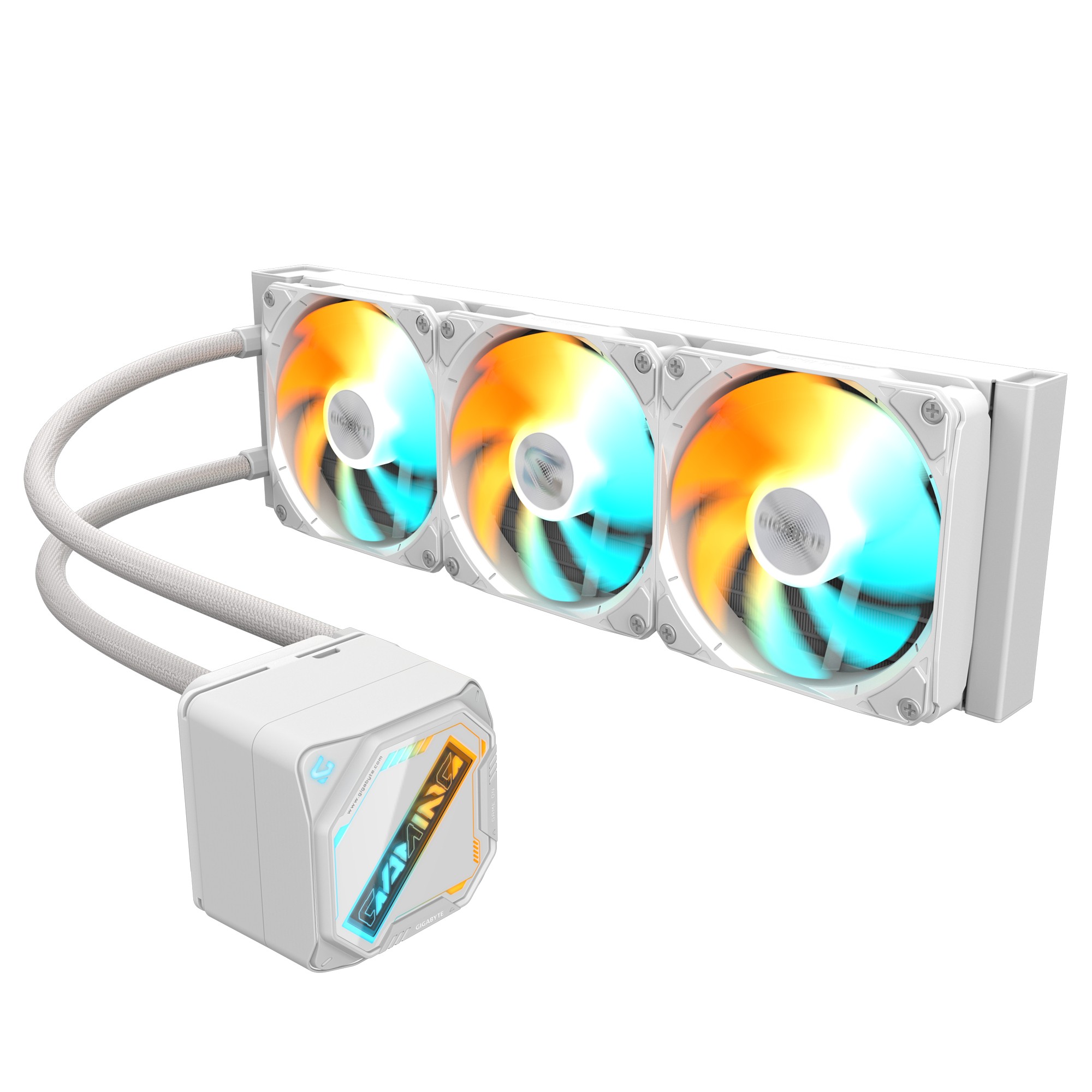 GIGABYTE GAMING 360 ICE Liquid CPU Cooler- 3x120mm ARGB Fans, slide-