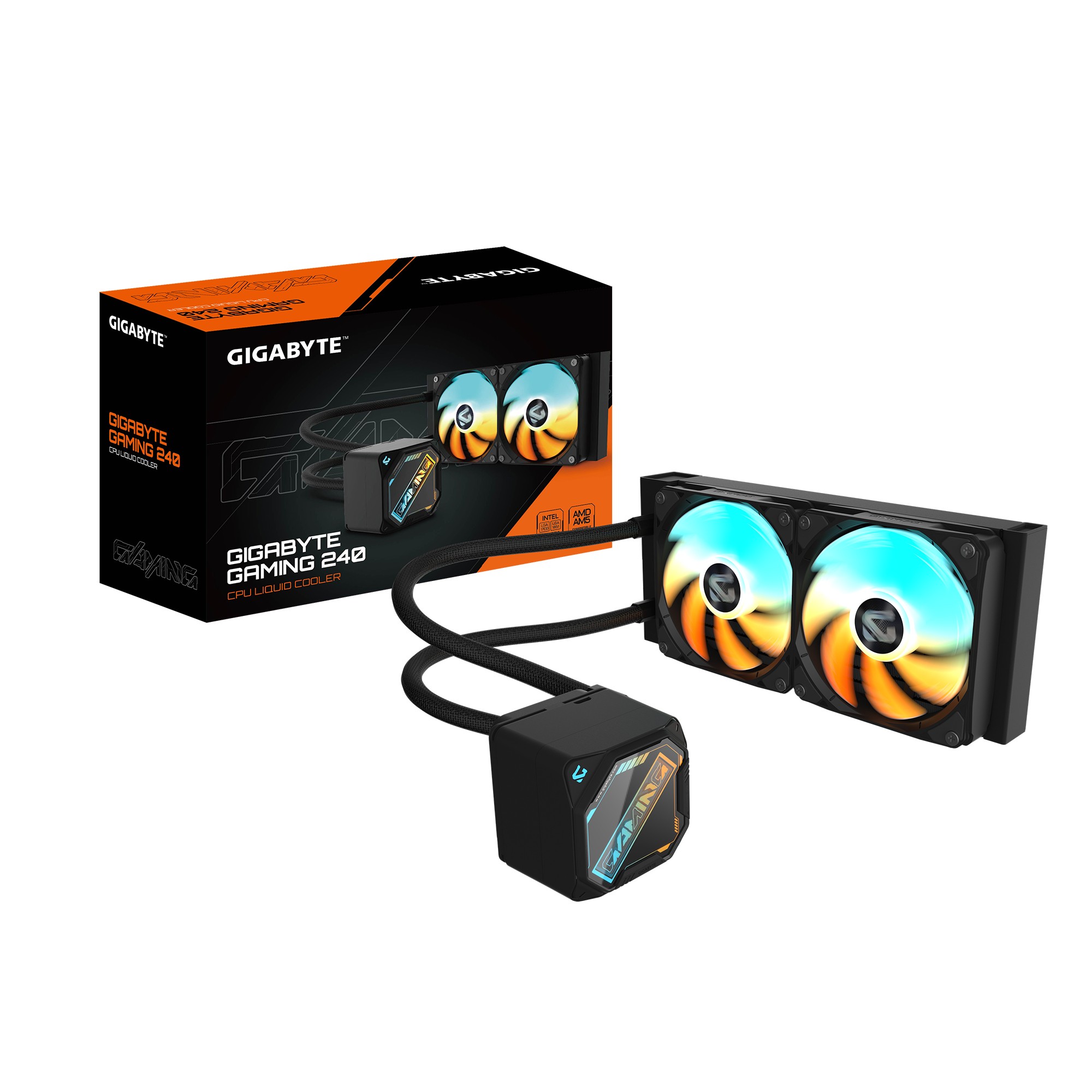 GIGABYTE GAMING 240 Refroidisseur Liquide pour CPU - 2x120mm