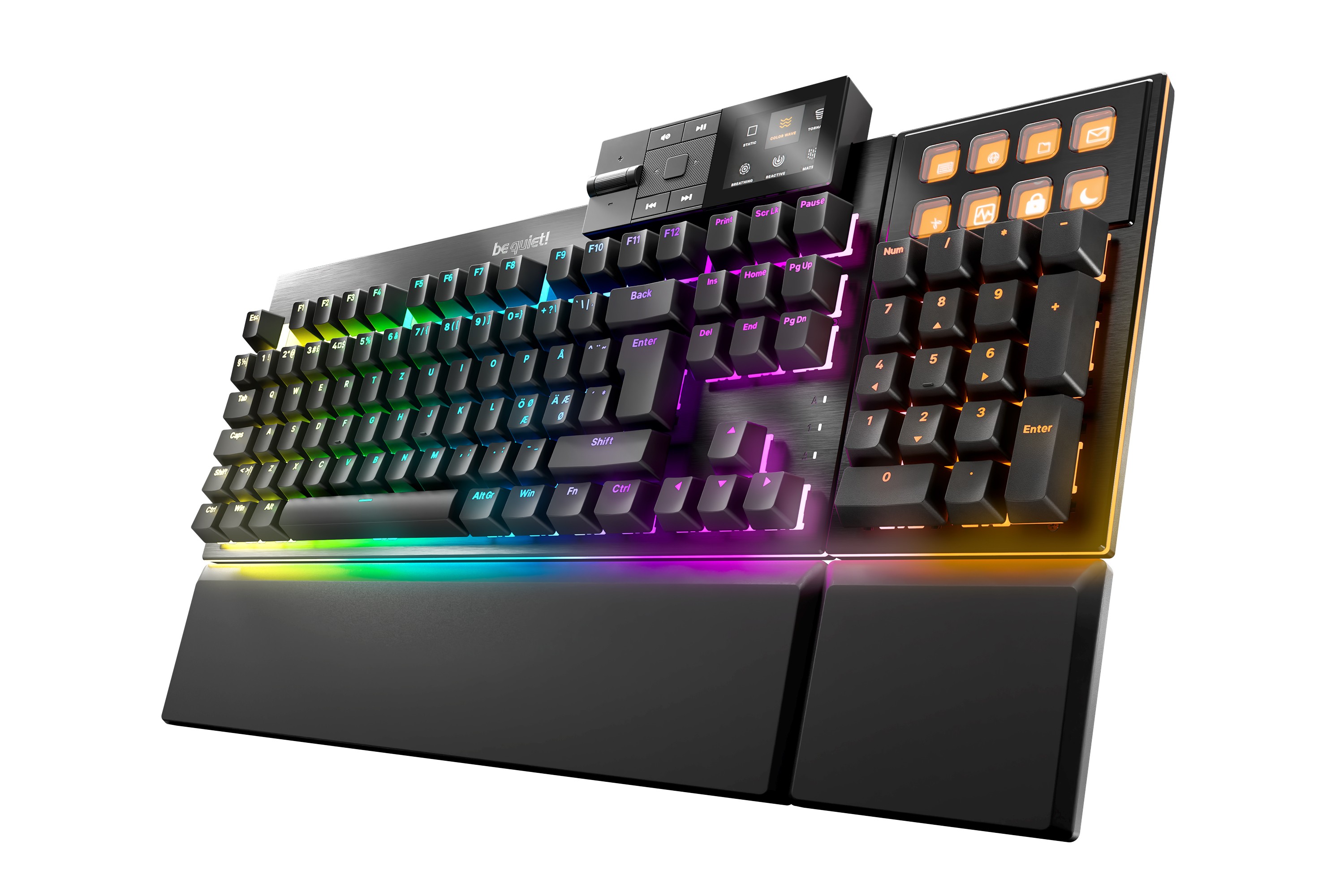 be quiet! Dark Mount Silent Linear Gaming Tastatur USB DE QWERTZ