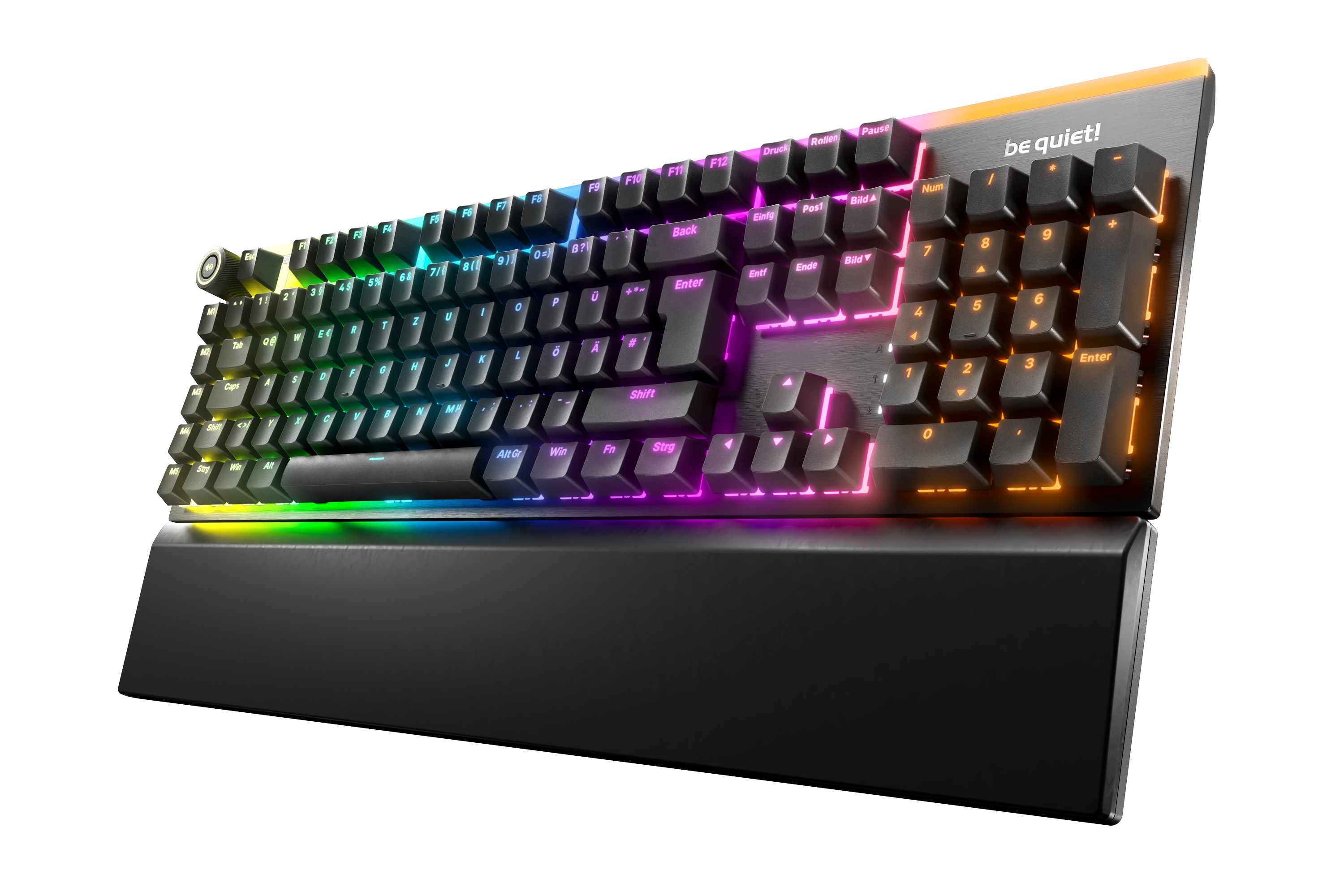 be quiet! Light Mount Silent Tactile Gaming Tastatur USB DE RGB
