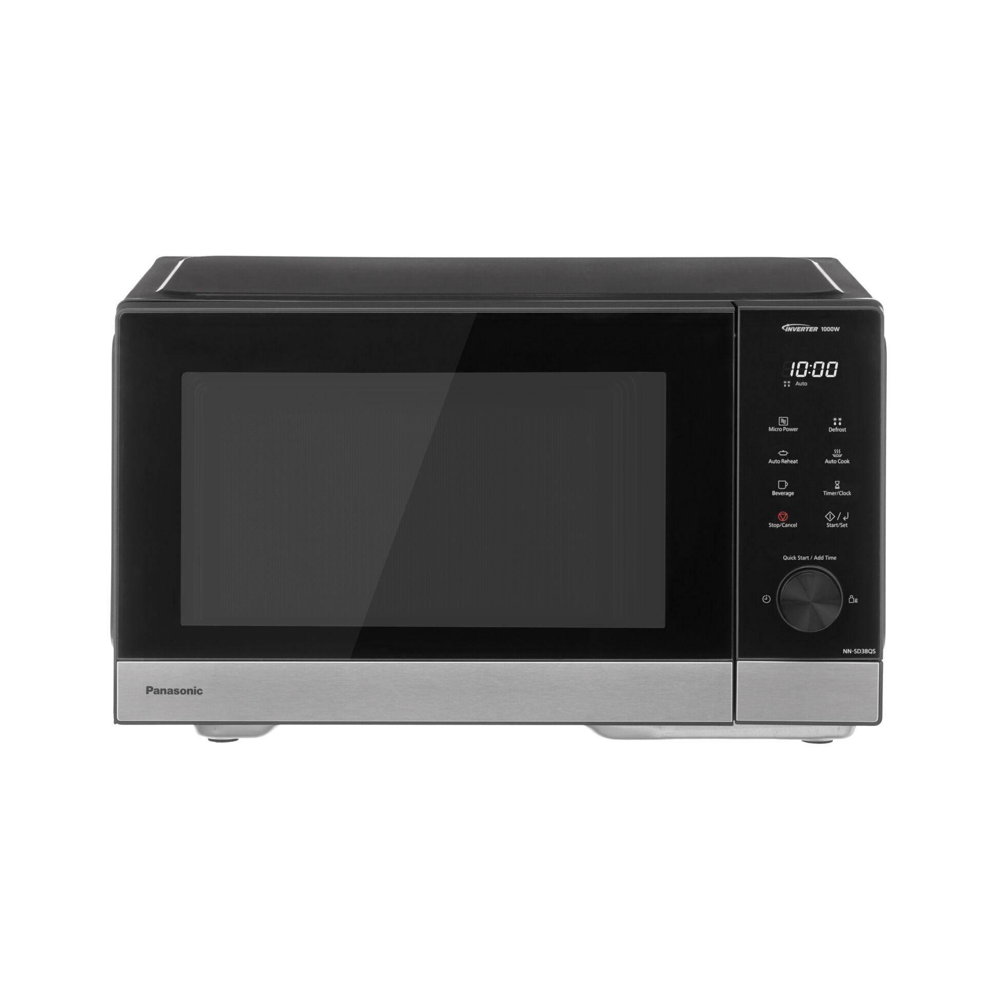 Panasonic NN-SD38QSEPG forno a microonde Nero, Acciaio inox Solo