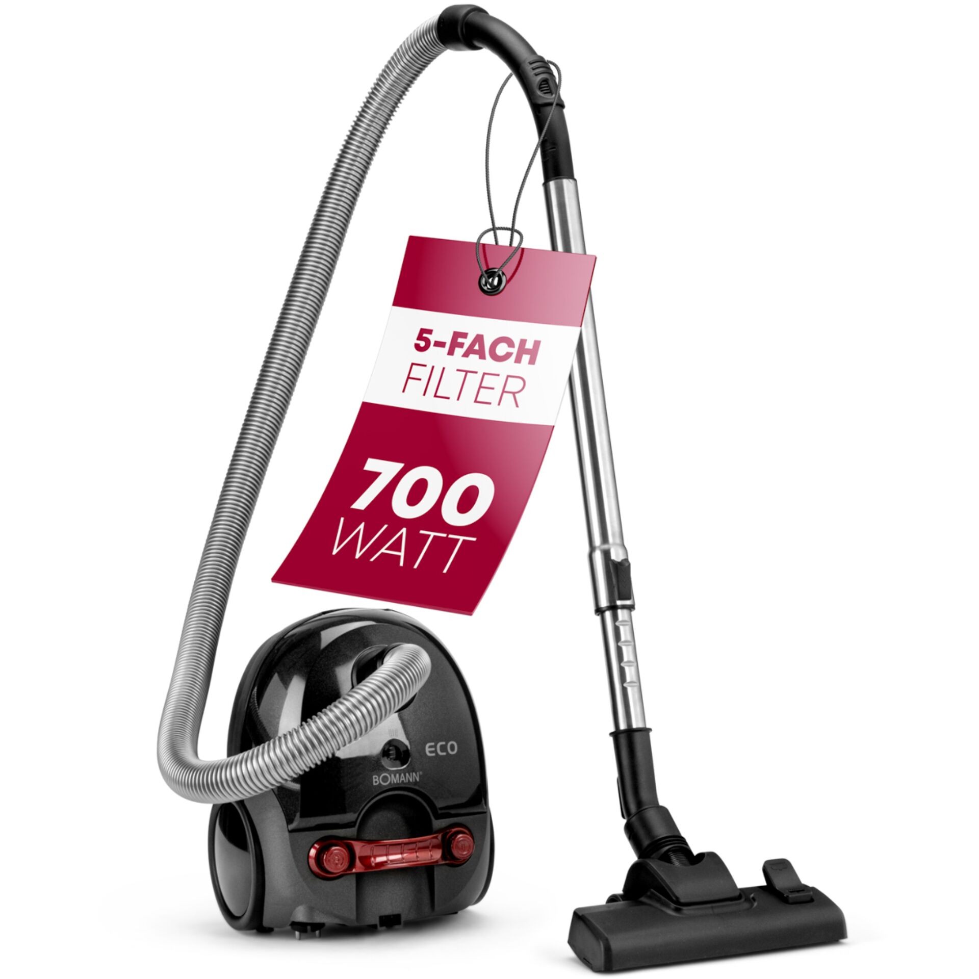 Bomann BS 9019 CB N Cylinder vacuum Dry 700 W Dust bag - Bomann BS