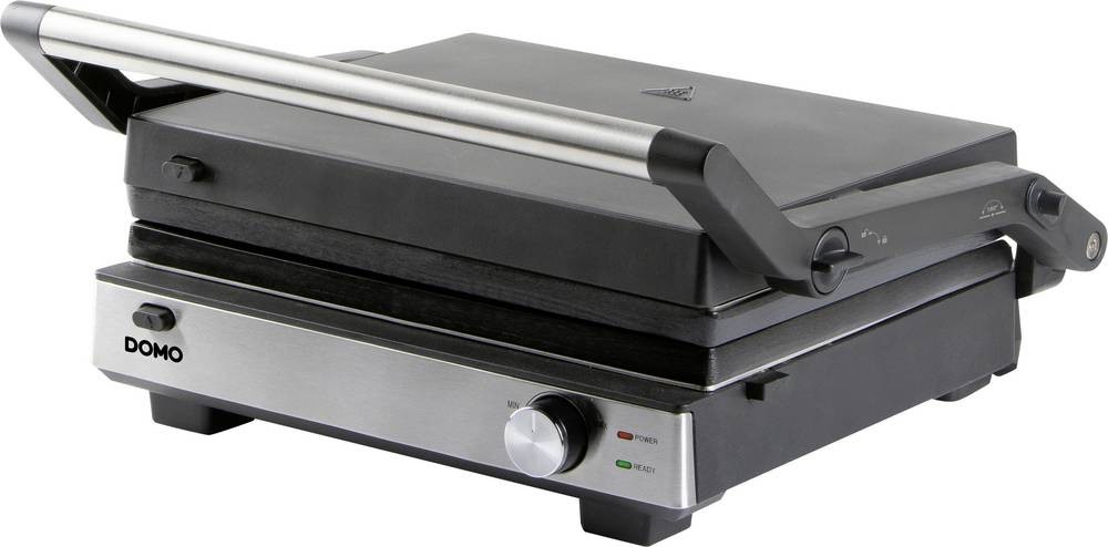 DOMO MULTIFUNKTIONALER KONTAKTGRILL 2-IN-1 Grill Schwarz