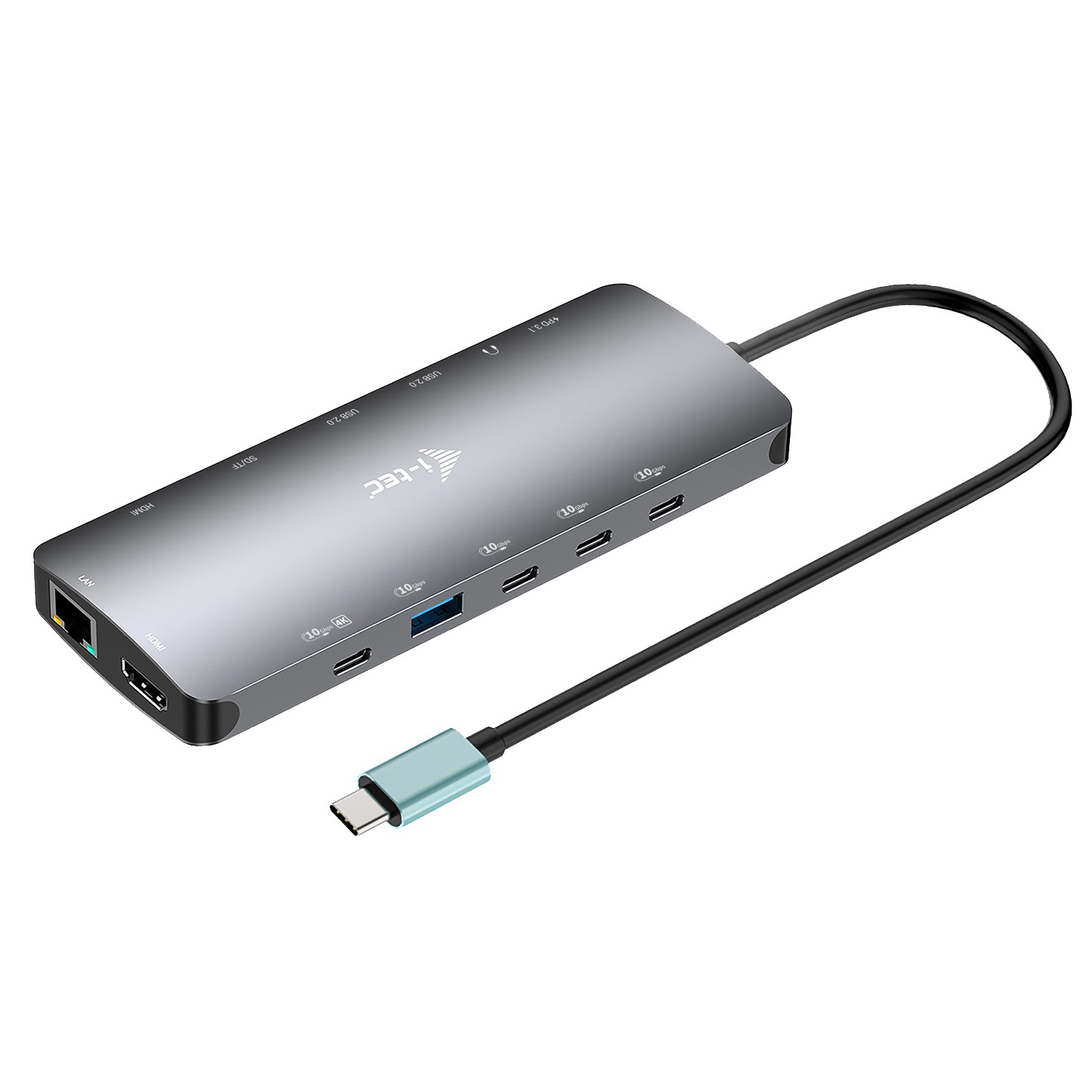 i-tec Metal USB-C Nano 3x Display Dock, 2x HDMI 1x USB-C video +