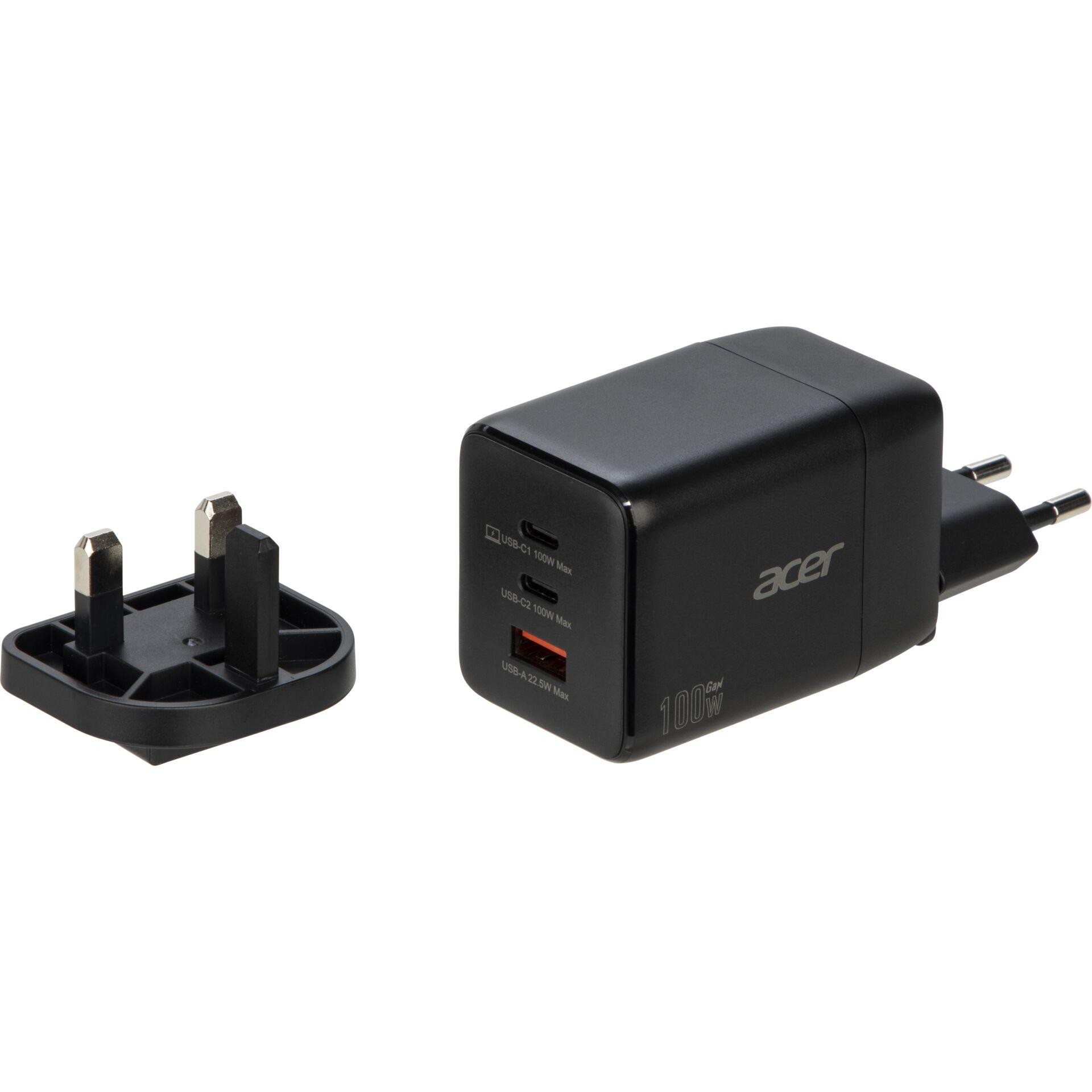 Acer HP.DSCAB.019 mobile device charger Universal Black AC Fast