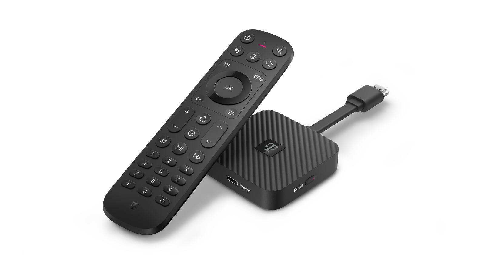 Telekom MagentaTV Stick (2. Gen.) Black 4K Ultra HD 16 GB Wi-Fi