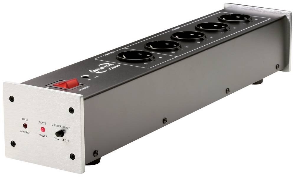 Dynavox 207682 Kaltgeräte-power strip silver Kaltgeräteplug 1 pc(s)