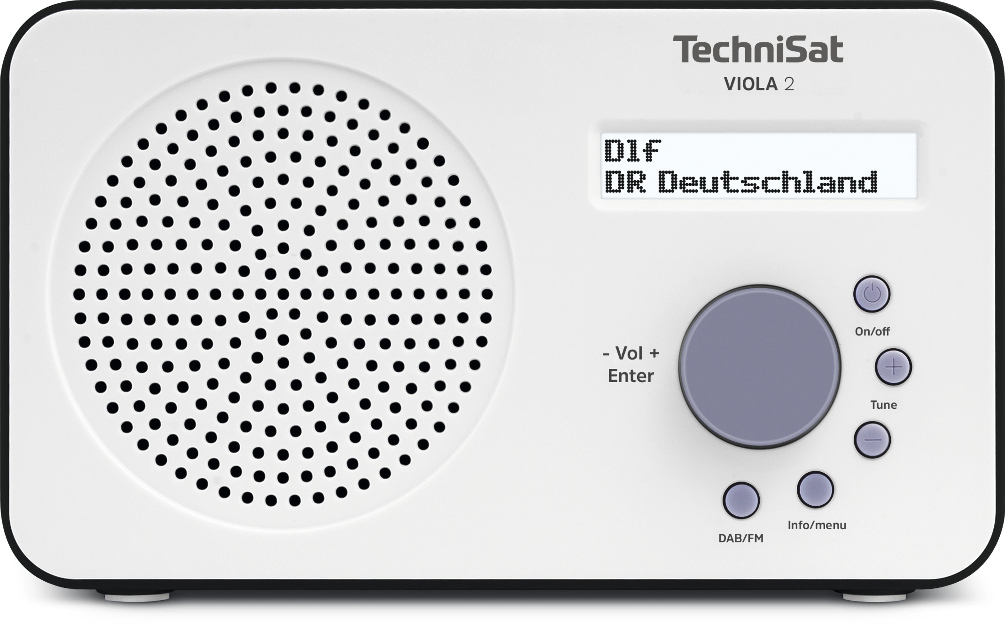 TechniSat 0000/3906 Radio portable Numérique Noir, Blanc - TechniSat