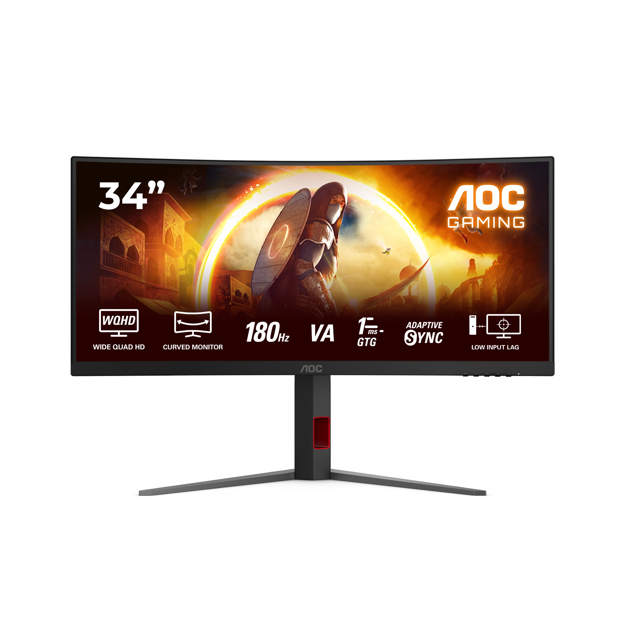AOC G4 CU34G4AD Monitor PC 86,4 cm (34") 3440 x 1440 Pixel Nero,