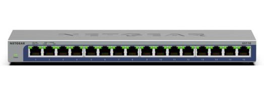 NETGEAR GS116 No administrado L2 Gigabit Ethernet (10/100/1000) Negro