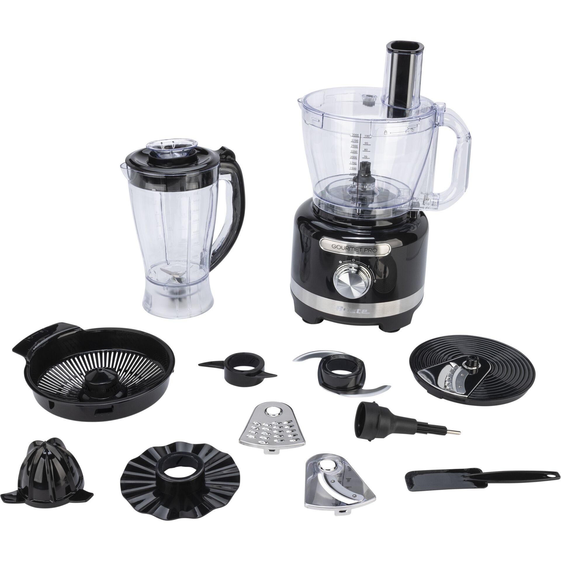 Ariete 1782/02 robot de cuisine 1000 W 3 L Noir - Ariete 1782/02, 3 L,