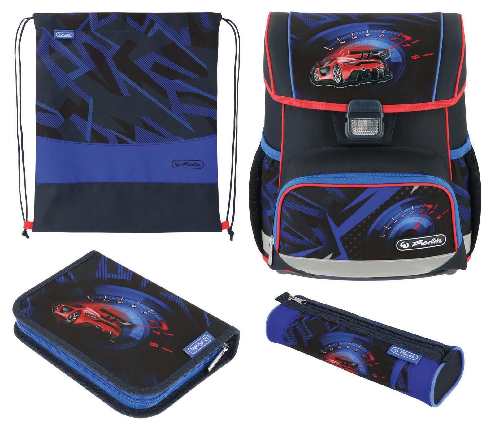 herlitz Schulranzen-Set Loop Plus High Speed 31,0 x 22,0 x 37,0 cm