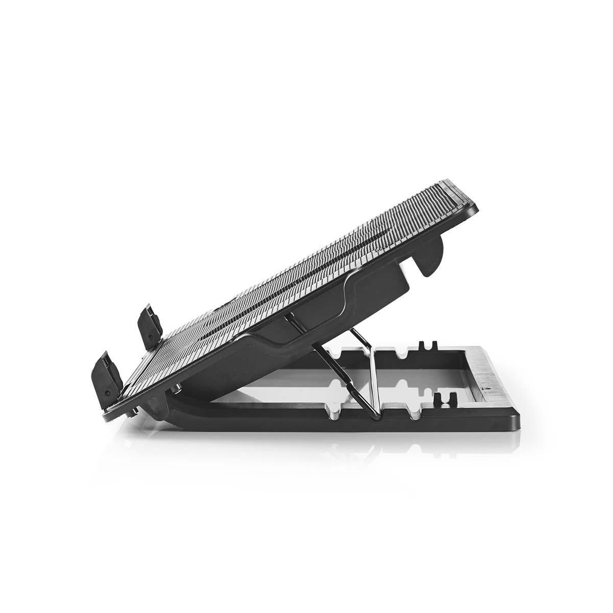 Nedis NBCR200BK laptop cooling pad Black - Nedis NBCR200BK, 10 kg, 2