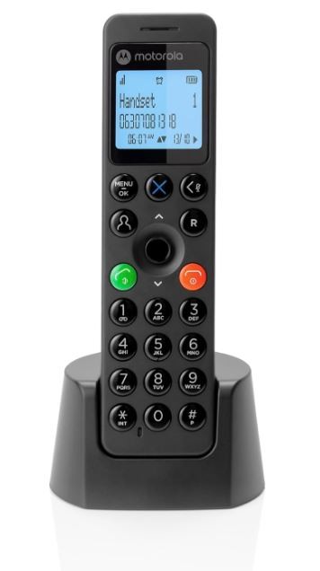 Motorola DOT201 DECT telephone Caller ID Black - Motorola DOT201,