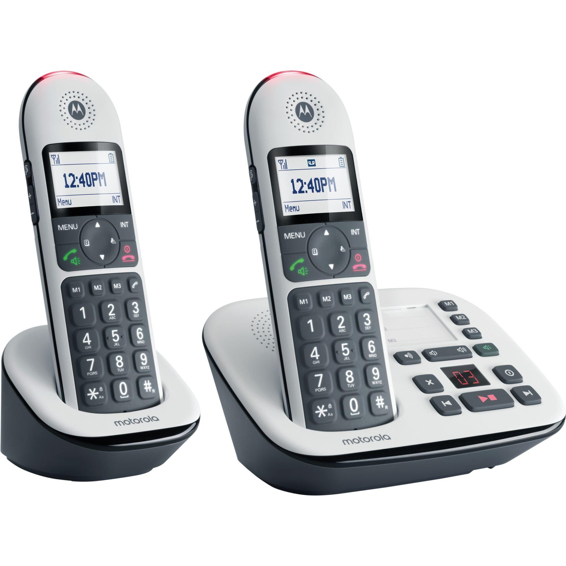 Motorola CD5011 Smart telephone Caller ID Black, White - Motorola