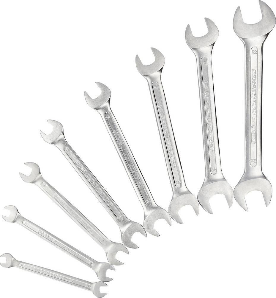 KS Tools 512.0208 512.0208 doppio-Maulschlüssel-Satz 8teilig