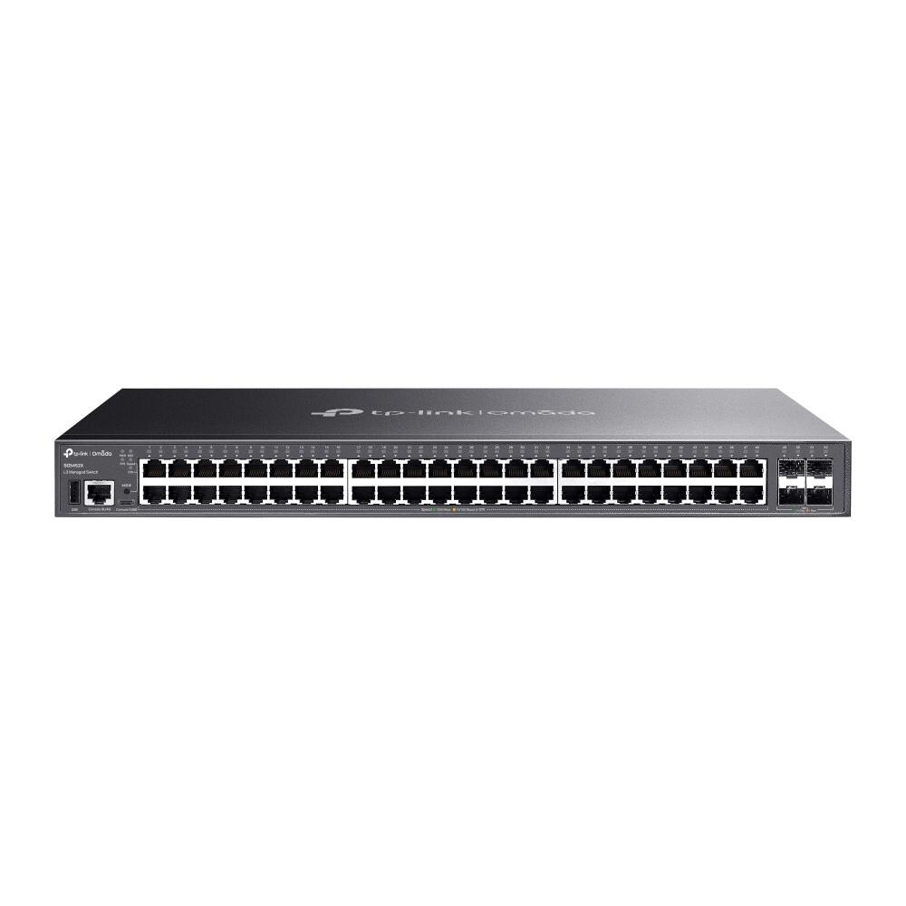 TP-Link Omada SG5452X 48-Port Gigabit Stack Lite L3 Mgd. Switch 4×