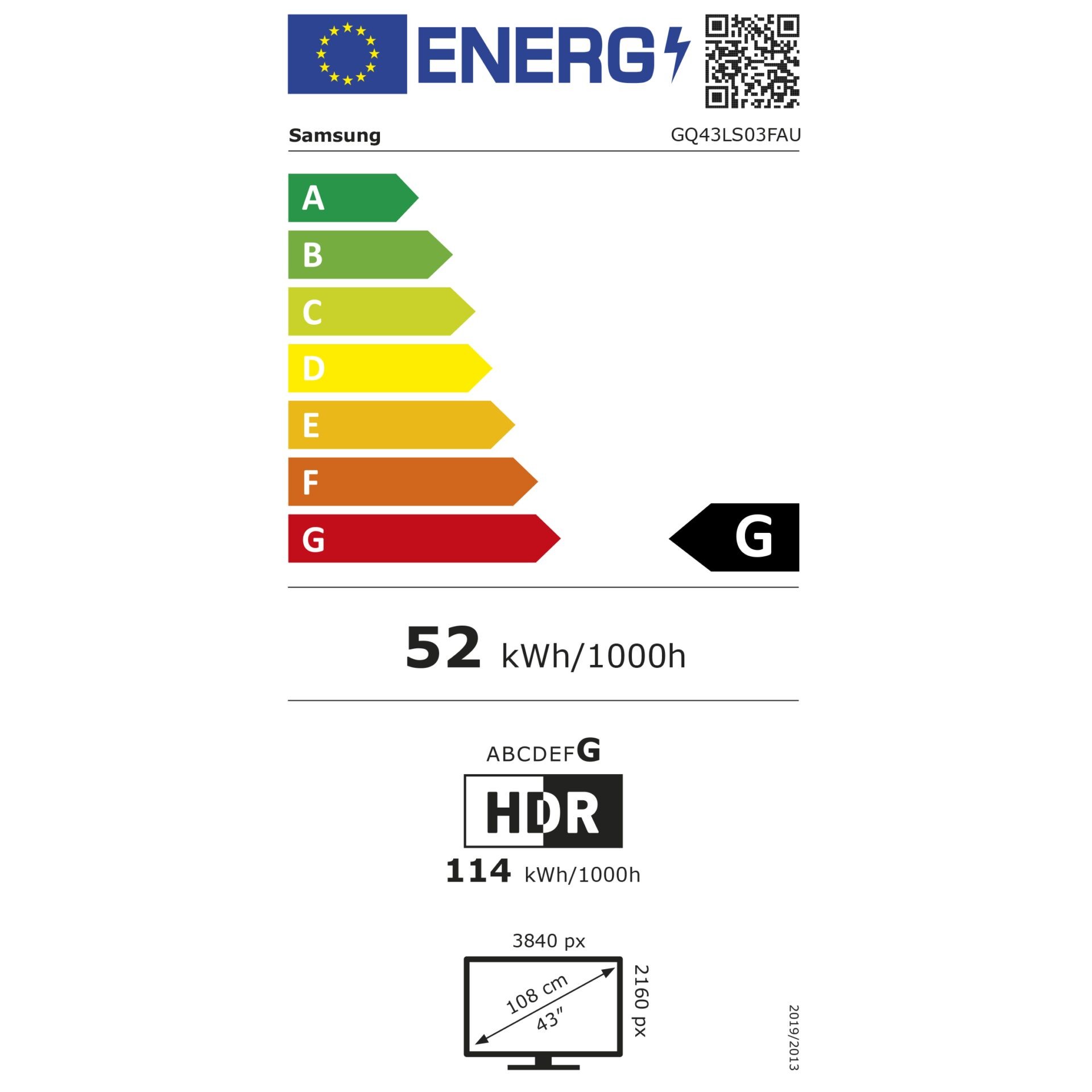 Samsung The Frame GQ43LS03FAU 109.2 cm (43") 4K Ultra HD Smart TV Wi-