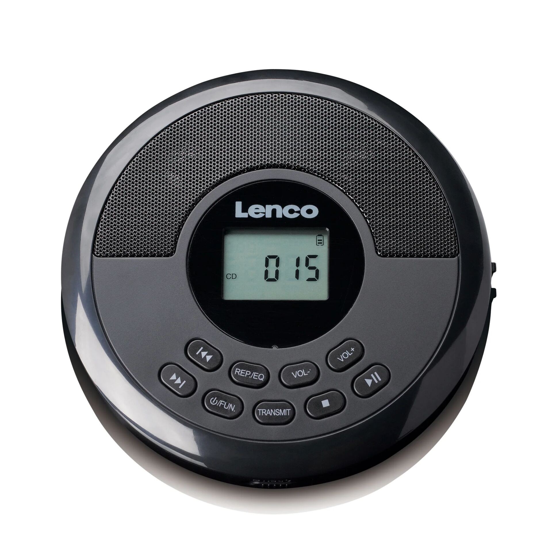 Lenco CD-340BK Black Portable CD player - Lenco CD-340BK, 400 g,