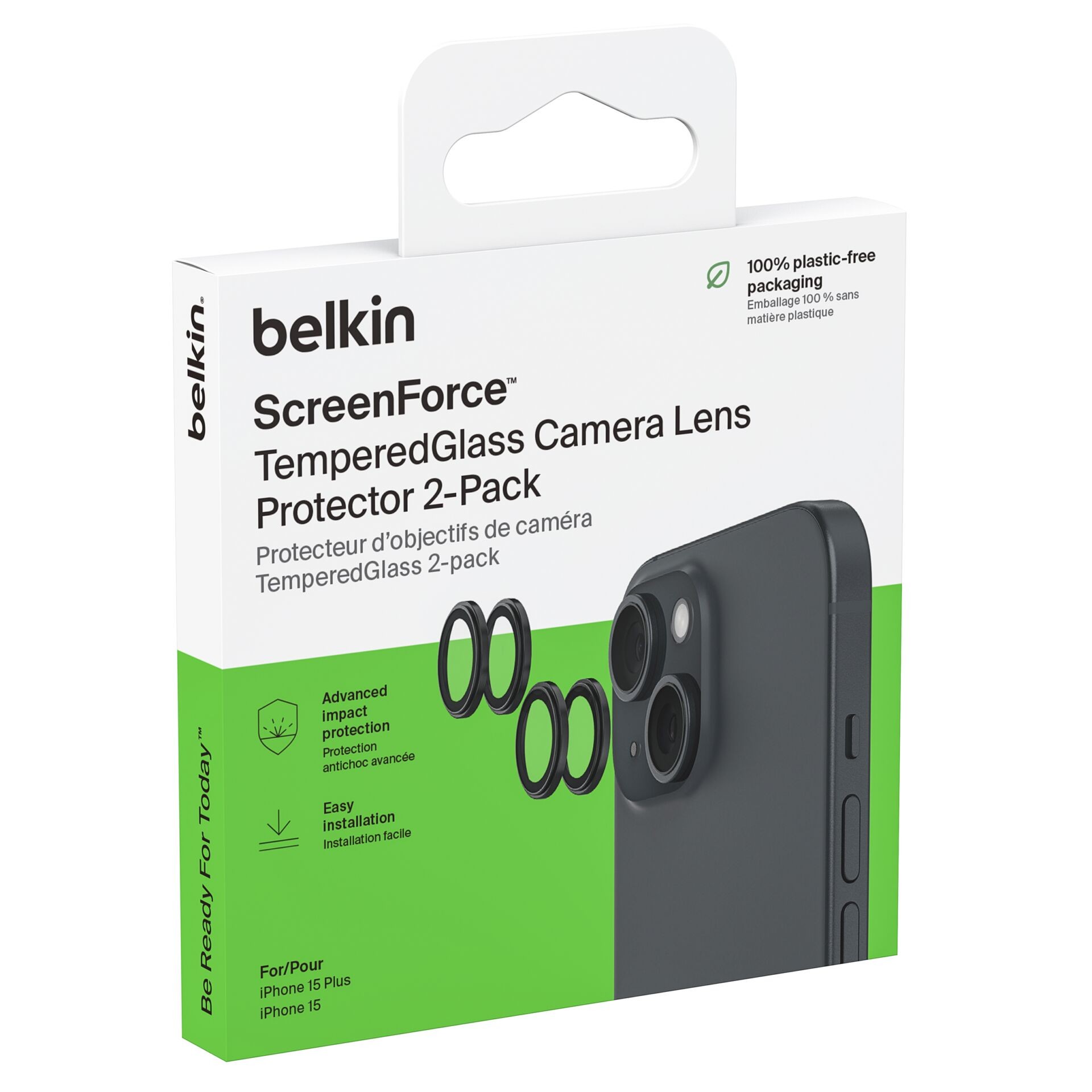 Belkin ScreenForce Camera lens protector Apple 2 pc(s) - Belkin
